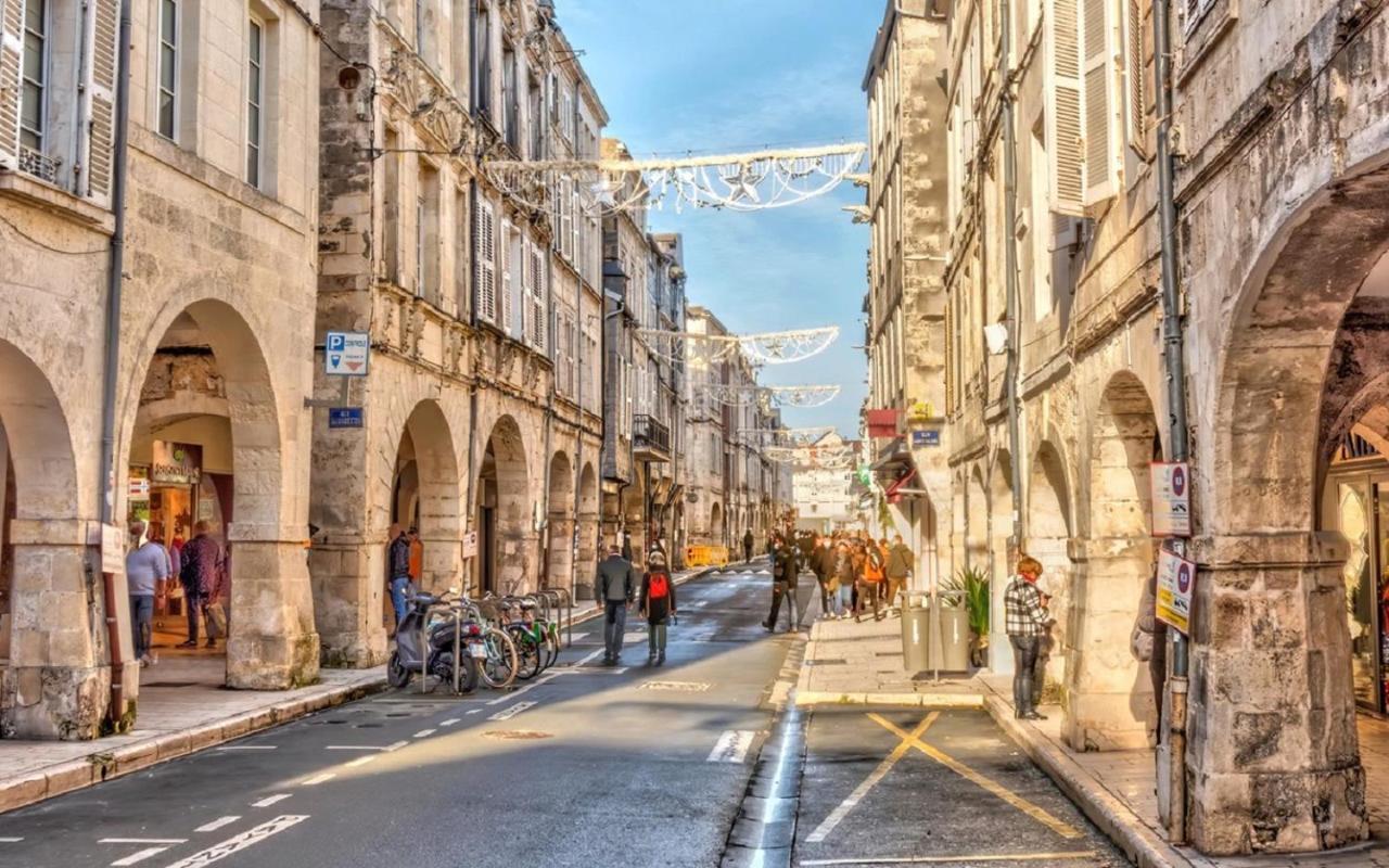 Terra Studio Cosy Et Calme Proche Du Centre Avec Parking Tv Et Wifi La Rochelle  Luaran gambar